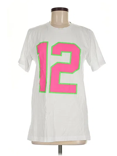 Pre-owned Assorted Brands Short Sleeve T-shirt In White