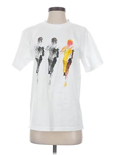 Pre-owned Assorted Brands Short Sleeve T-shirt In White