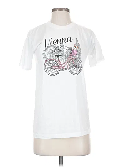 Pre-owned Assorted Brands Short Sleeve T-shirt In White
