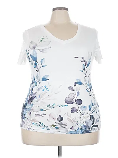 Pre-owned Assorted Brands Short Sleeve T-shirt In White