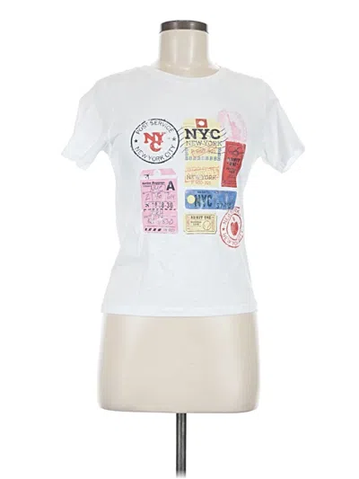 Assorted Brands Short Sleeve T-shirt In White