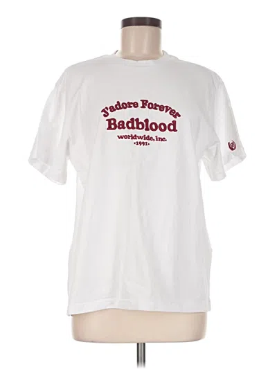 Pre-owned Assorted Brands Short Sleeve T-shirt In White