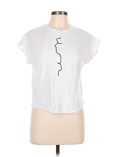 Pre-owned Assorted Brands Short Sleeve T-shirt In White