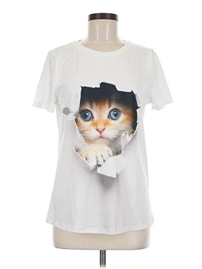 Assorted Brands Short Sleeve T-shirt In White