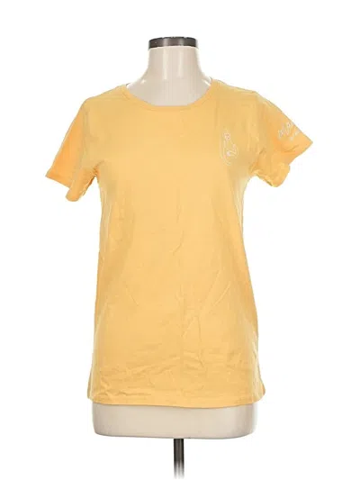 Pre-owned Assorted Brands Short Sleeve T-shirt In Yellow