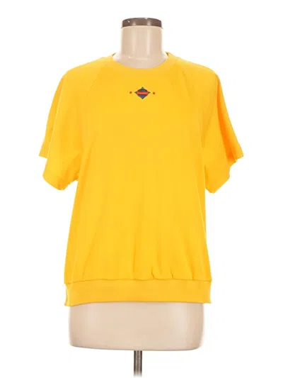 Pre-owned Assorted Brands Short Sleeve T-shirt In Yellow