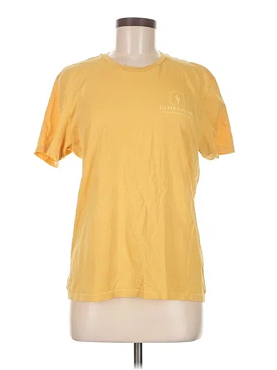 Pre-owned Assorted Brands Short Sleeve T-shirt In Yellow