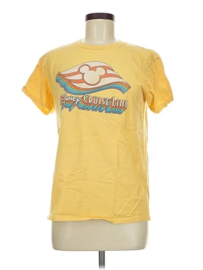 Pre-owned Assorted Brands Short Sleeve T-shirt In Yellow