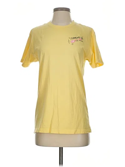 Pre-owned Assorted Brands Short Sleeve T-shirt In Yellow