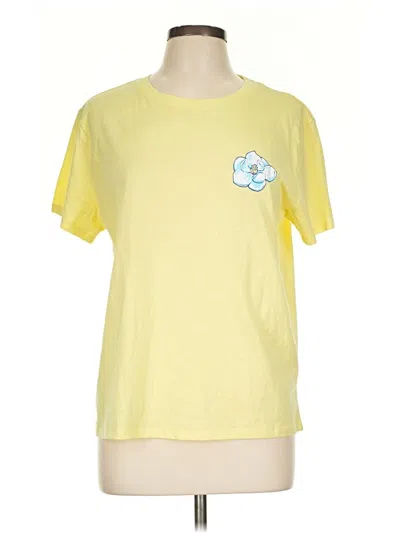Assorted Brands Short Sleeve T-shirt In Yellow