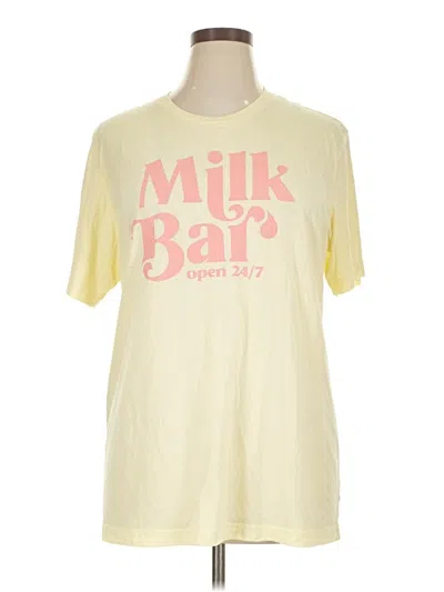 Pre-owned Assorted Brands Short Sleeve T-shirt In Yellow