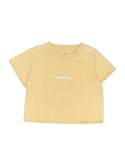 Pre-owned Assorted Brands Kids' Short Sleeve T-shirt In Yellow