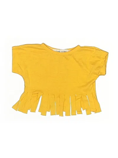 Pre-owned Assorted Brands Babies' Short Sleeve T-shirt In Yellow