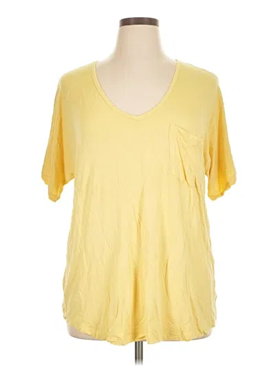 Pre-owned Assorted Brands Short Sleeve T-shirt In Yellow
