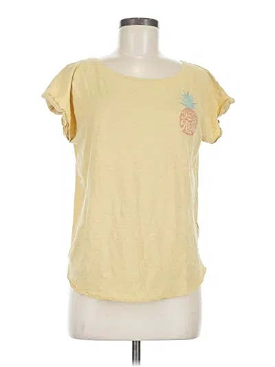 Pre-owned Assorted Brands Short Sleeve T-shirt In Yellow