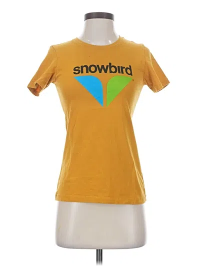 Pre-owned Assorted Brands Short Sleeve T-shirt In Yellow