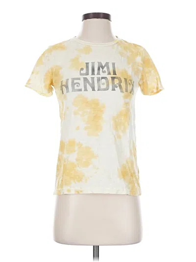 Pre-owned Assorted Brands Short Sleeve T-shirt In Yellow
