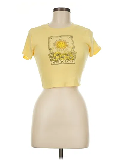 Pre-owned Assorted Brands Short Sleeve T-shirt In Yellow