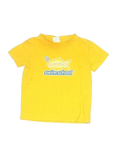 Pre-owned Assorted Brands Kids' Short Sleeve T-shirt In Yellow