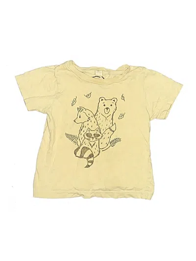 Pre-owned Assorted Brands Kids' Short Sleeve T-shirt In Yellow