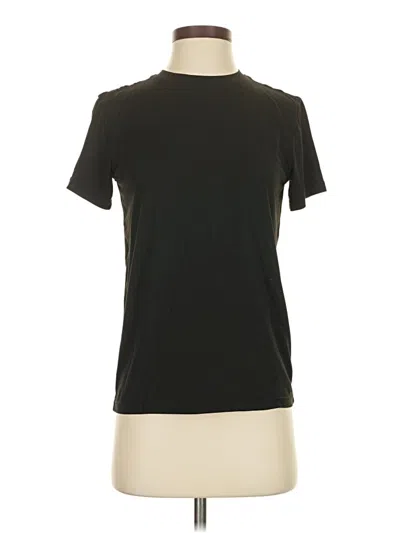 Pre-owned Assorted Brands Short Sleeve Turtleneck In Black