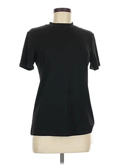 Assorted Brands Short Sleeve Turtleneck In Black