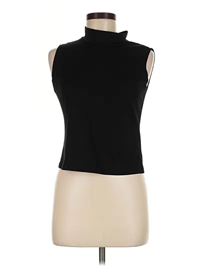 Assorted Brands Short Sleeve Turtleneck In Black
