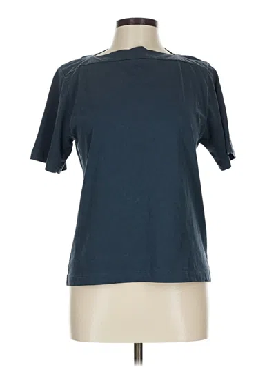 Pre-owned Assorted Brands Short Sleeve Turtleneck In Blue