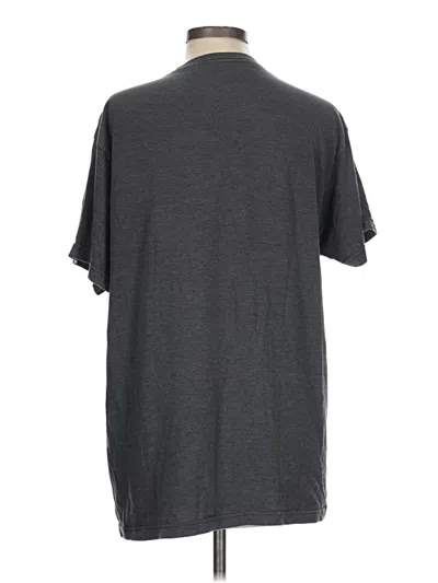 Pre-owned Assorted Brands Short Sleeve Turtleneck In Gray