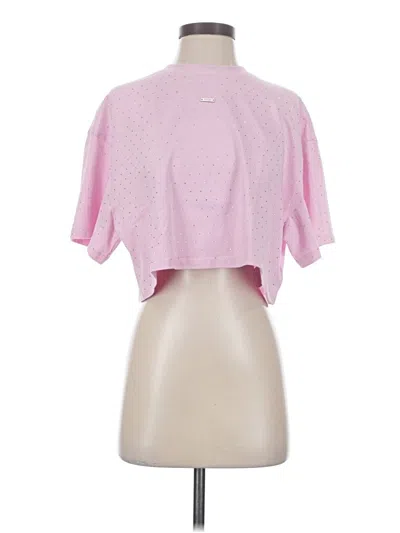 Pre-owned Assorted Brands Short Sleeve Turtleneck In Pink