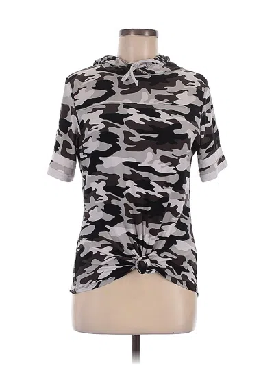 Pre-owned Assorted Brands Short Sleeve Turtleneck In Silver