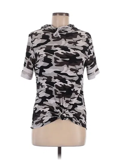 Pre-owned Assorted Brands Short Sleeve Turtleneck In Silver
