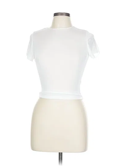 Assorted Brands Short Sleeve Turtleneck In White