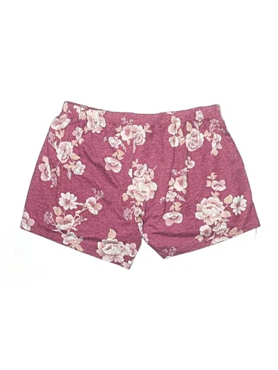 Pre-owned Assorted Brands Shorts In Burgundy