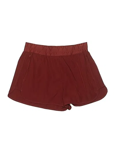 Pre-owned Assorted Brands Shorts In Burgundy