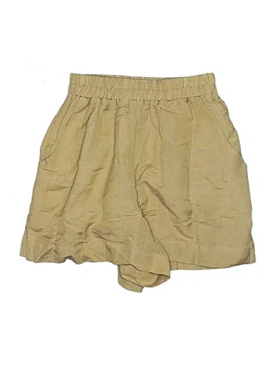 Pre-owned Assorted Brands Shorts In Gold