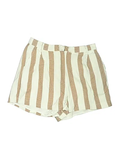 Pre-owned Assorted Brands Shorts In Ivory