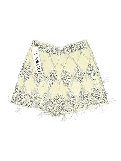 Pre-owned Assorted Brands Shorts In Ivory