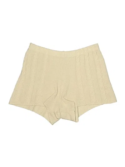 Pre-owned Assorted Brands Shorts In Ivory