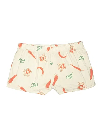 Pre-owned Assorted Brands Shorts In Ivory