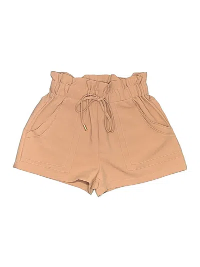 Pre-owned Assorted Brands Shorts In Tan