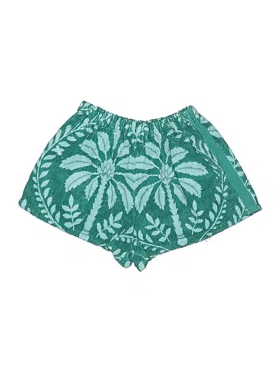 Pre-owned Assorted Brands Shorts In Teal