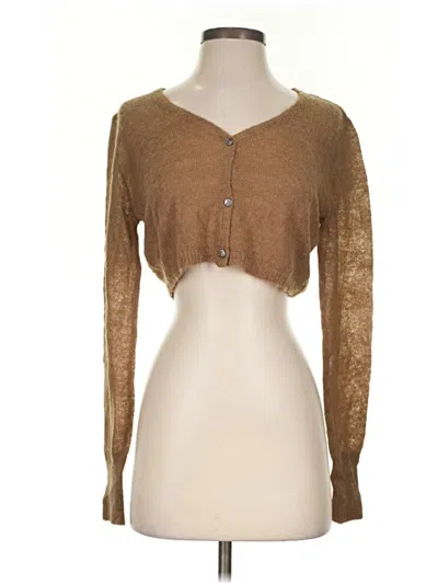 Pre-owned Assorted Brands Shrug In Brown