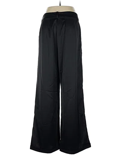 Pre-owned Assorted Brands Silk Pants In Black