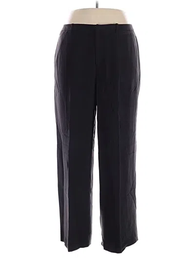 Pre-owned Assorted Brands Silk Pants In Black