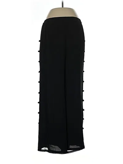 Pre-owned Assorted Brands Silk Pants In Black