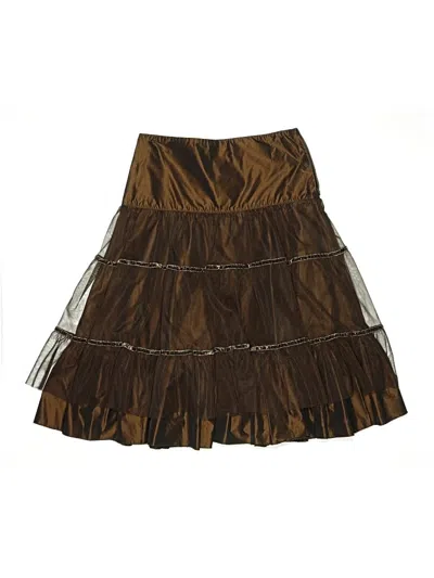 Pre-owned Assorted Brands Kids' Skirt In Brown