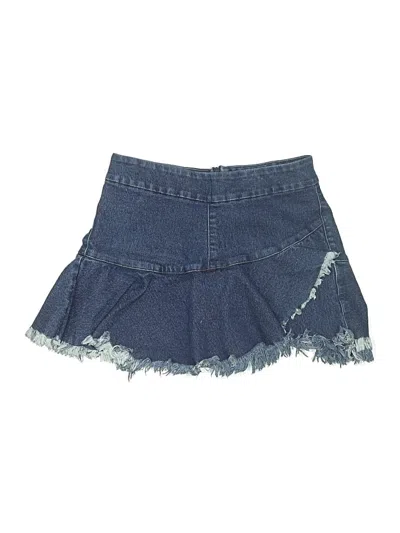 Pre-owned Assorted Brands Skort In Blue