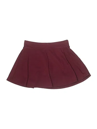 Pre-owned Assorted Brands Kids' Skort In Burgundy