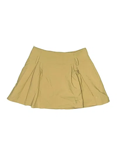 Pre-owned Assorted Brands Skort In Gold